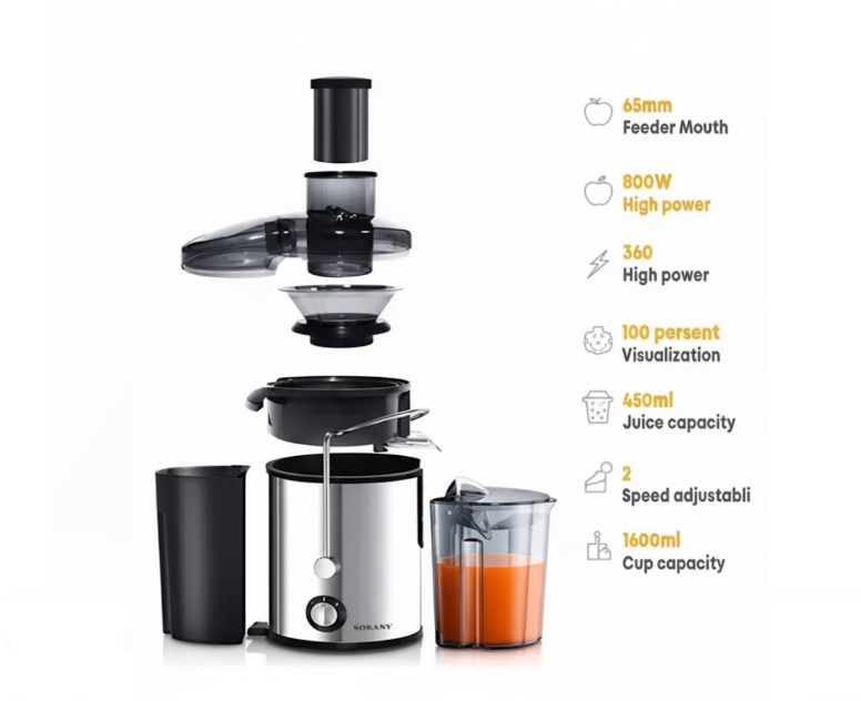 Extractor De Jugos Automático Sokany SK-4000