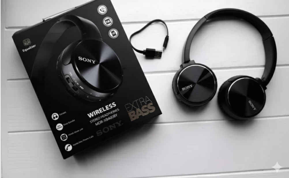 Audífonos Sony Mdr Xb400by Wireless Extra Bass Negro