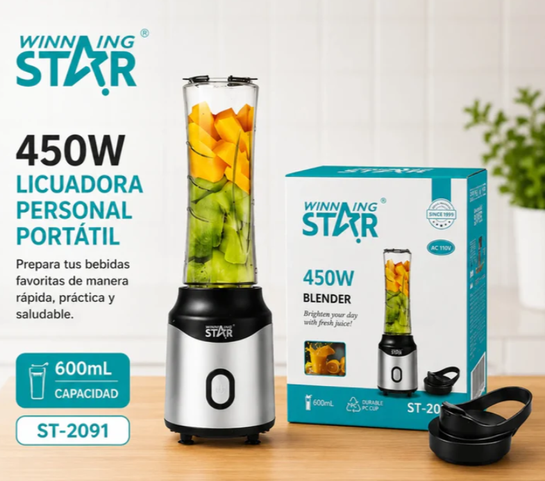 Licuadora Personal Portátil Winning Star ST-2091