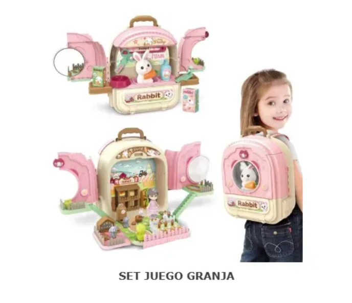 Granja Maleta Set De Animales Juguete Didáctico Juego Infantil