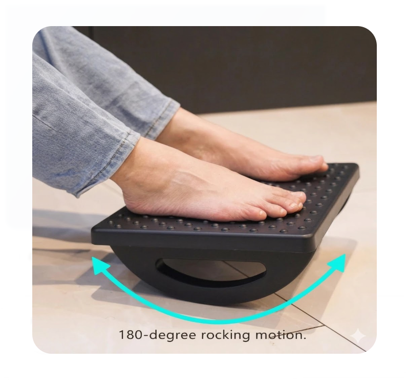 Reposapiés Ergonómico Antideslizante Para Oficina JD2325