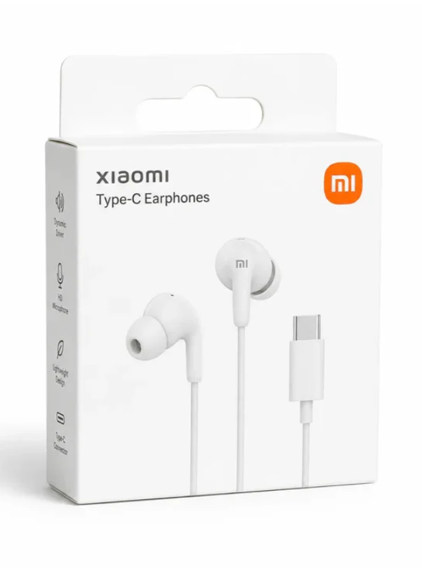 Audífonos Alámbricos In-Ear Con Entrada Type C Diseño Ergonómico Xiaomi BHR8931GL
