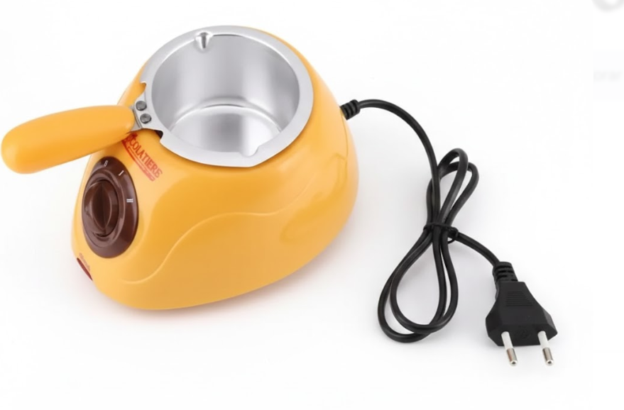 Máquina Para Derretir Chocolate, Olla De Caramelo Eléctrica Color Amarillo