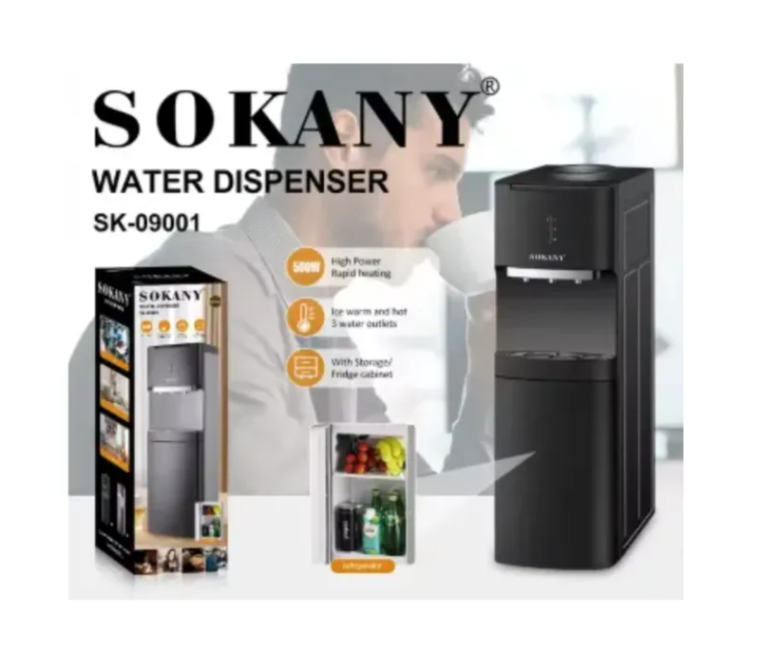 Dispensador De Agua Con Nevera Sokany Sk-09001