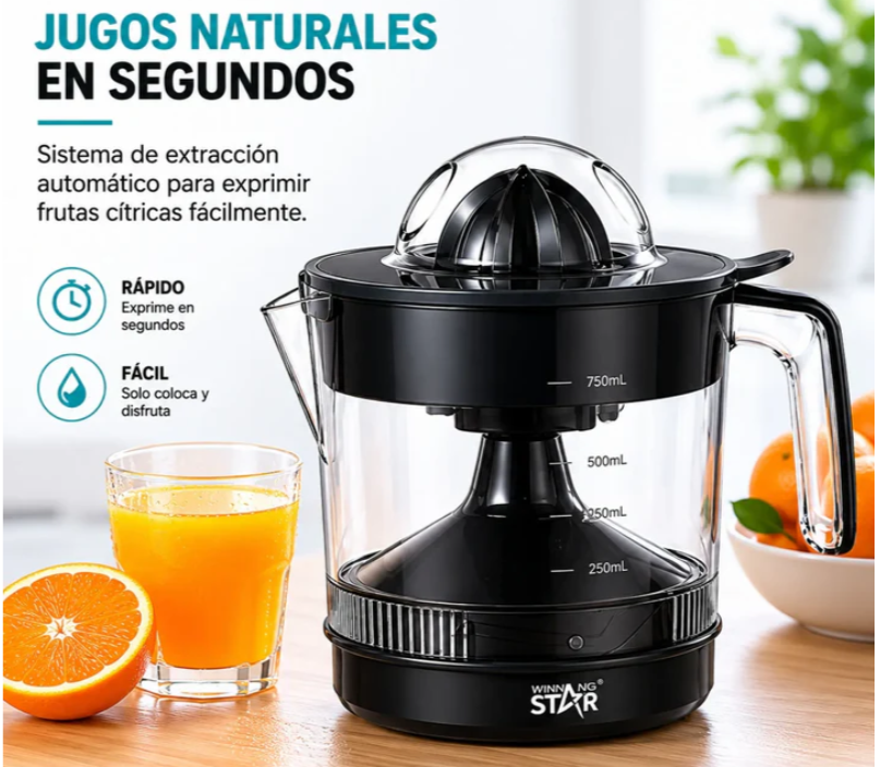 Exprimidor Eléctrico Winning Star 750ml Con Extracción Automática ST-2093