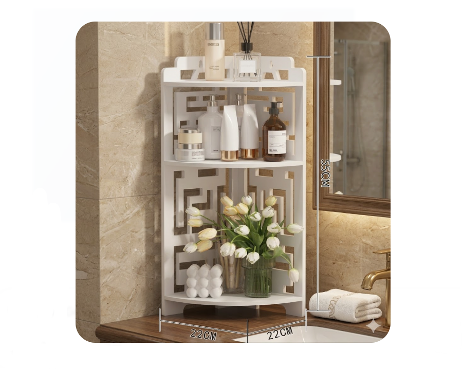 Organizador De Baño PRLA-981 - 1- 22*22*55cm