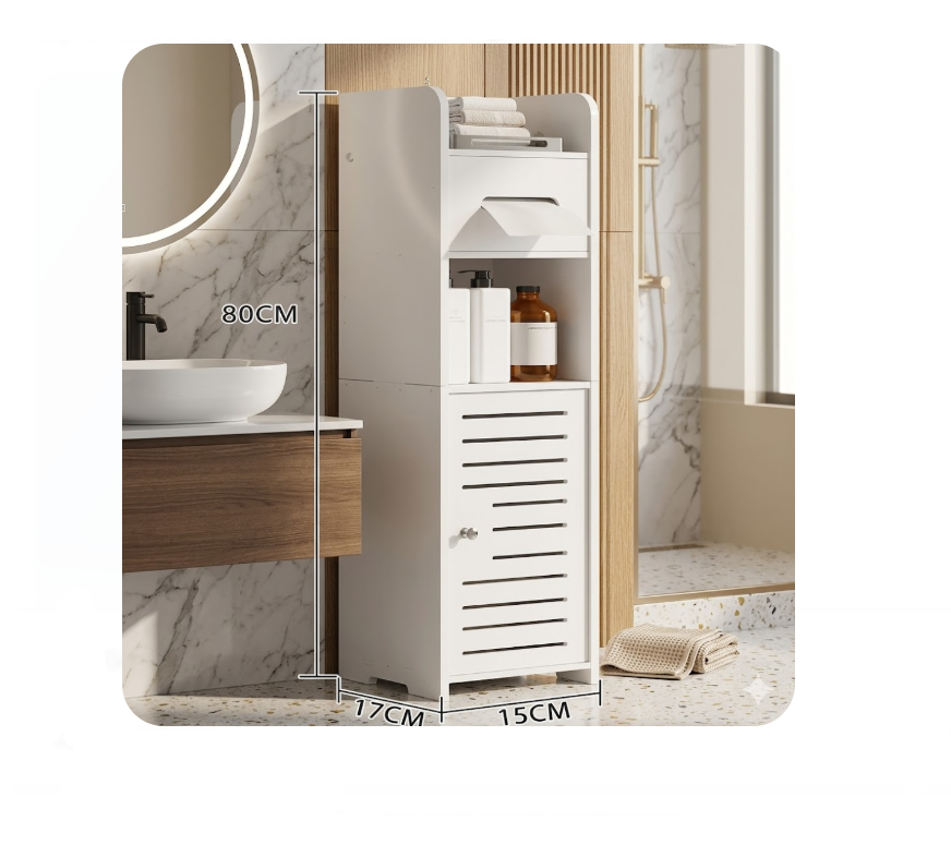 Organizador De Baño PRLA-751 - 1- 15*17*80cm