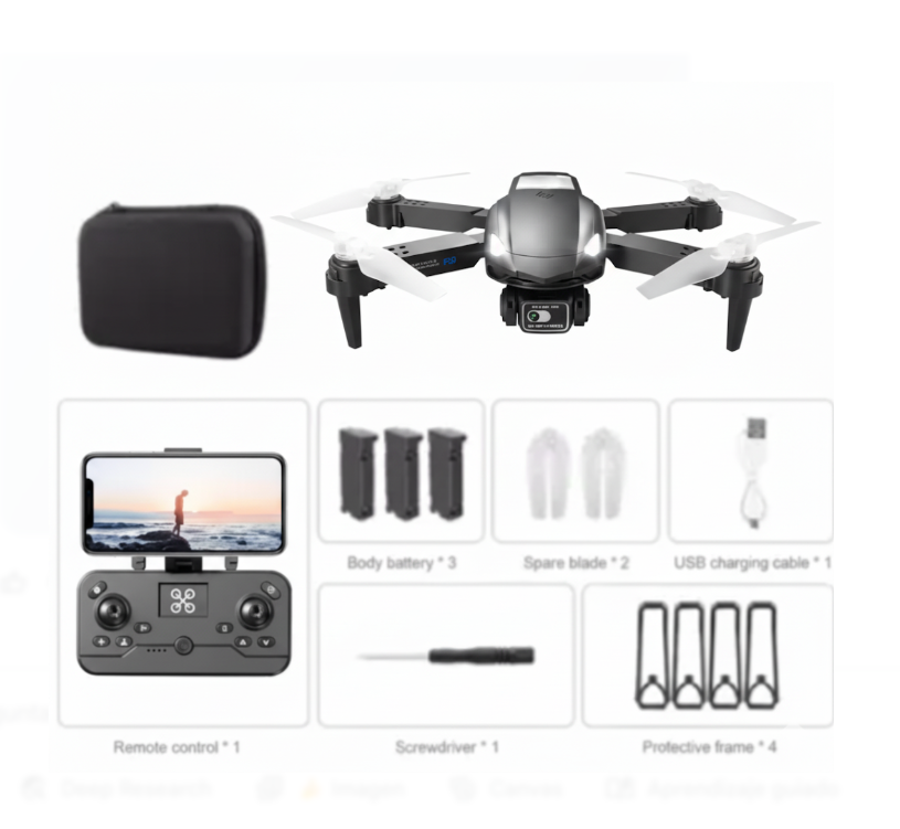 Drone Plegable Con Cámara, ZFR, WIFI, (TM) Ref: V10