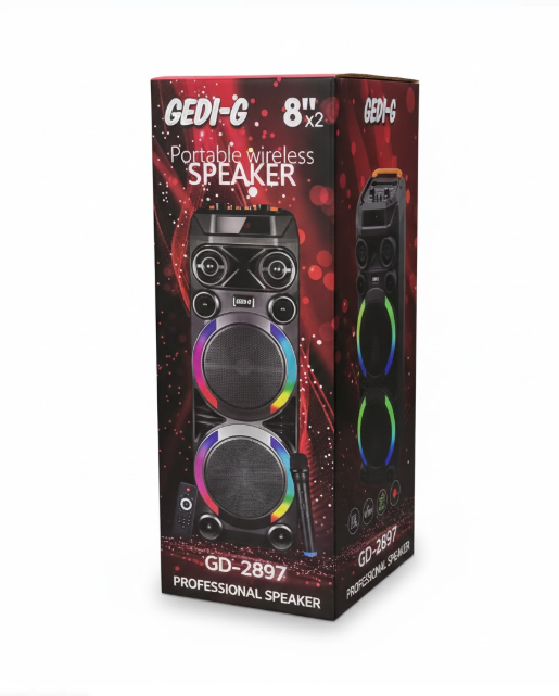 Parlante GD-2897 Con Micrófono 🎤