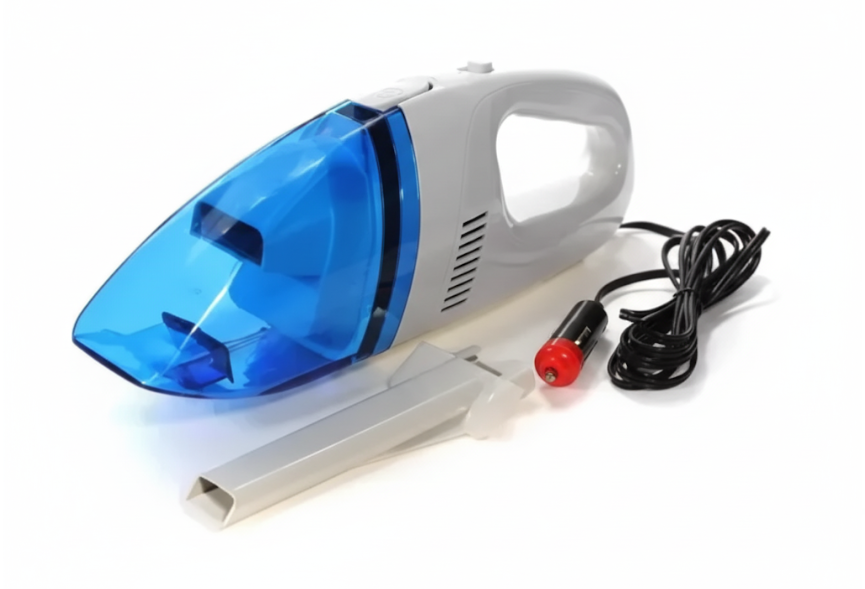 Aspiradora Para Auto Portátil, 12 Volts - Color Azul Marino