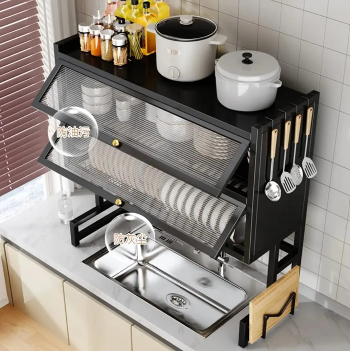 Escurridor De Loza Doble Tapa De 65cm MU-OR10