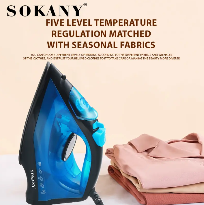 Plancha De Vapor Sokany Con Temperatura Ajustable SK-11005