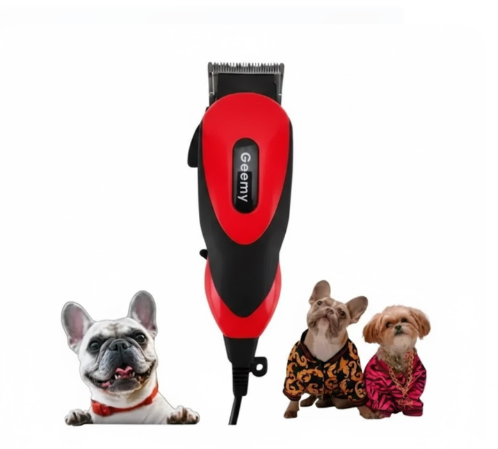 Maquina Peluquera Para Mascotas + Kit Geemy Gm-1023