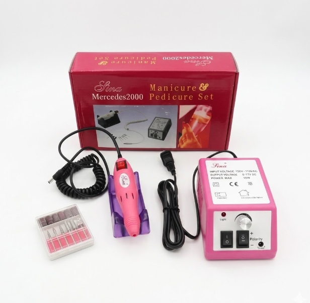 Mercedes 2000 Pulidor De Uñas Eléctrico Manicure Pedicure 110V