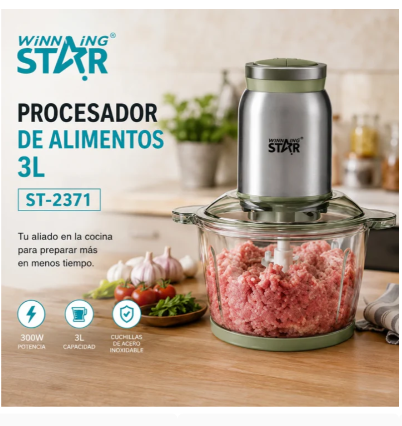 Procesador De Alimentos Winning Star 3L ST-2371
