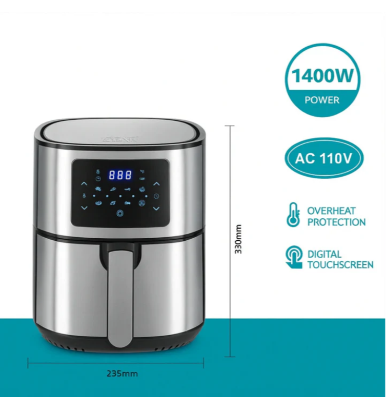 Olla Freidora De Aire Con Capacidad 5.5L ST-2041