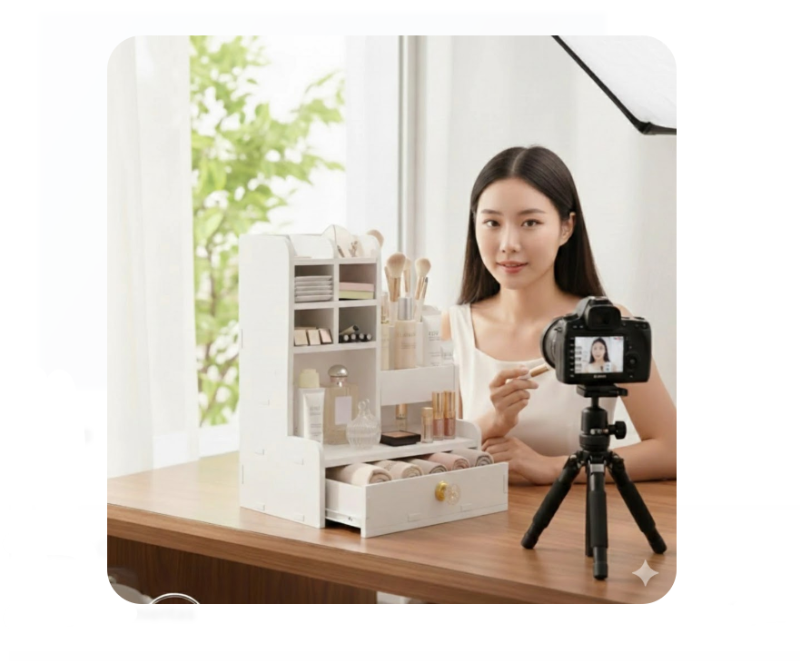 Estante Organizador Maquillaje Cajón Prla-743