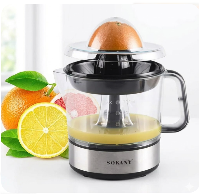 Exprimidor De Naranja Eléctrico Sokany 45W  JE-623D