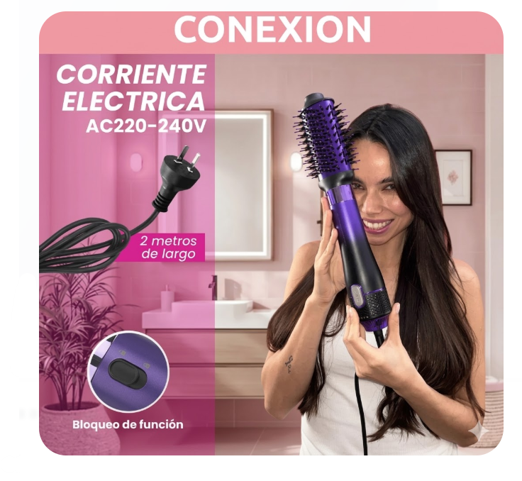 Cepillo Secador Profesional 4en1 VGR V-484
