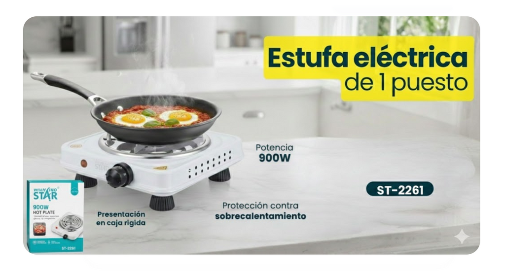 Estufa Eléctrica Potencia 1000w ST-2261