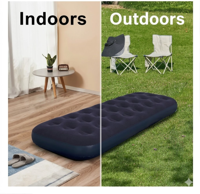 Colchón Inflable Camping Sencillo Para Una Persona H5032