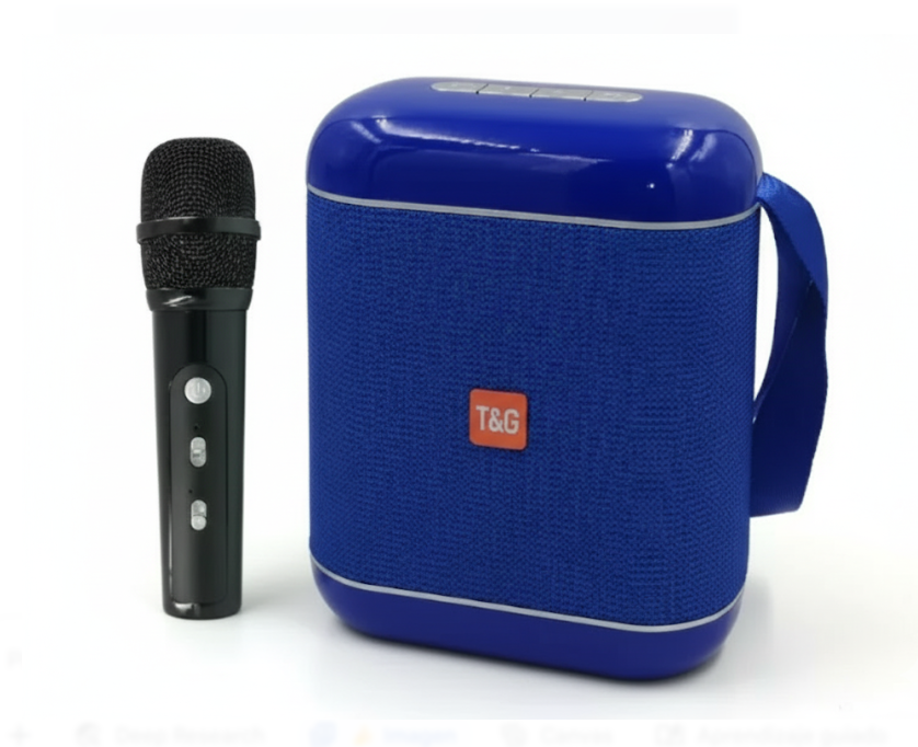 Radio Parlante USB Recargable Incluye Micrófono T&G Ref:TG-523K