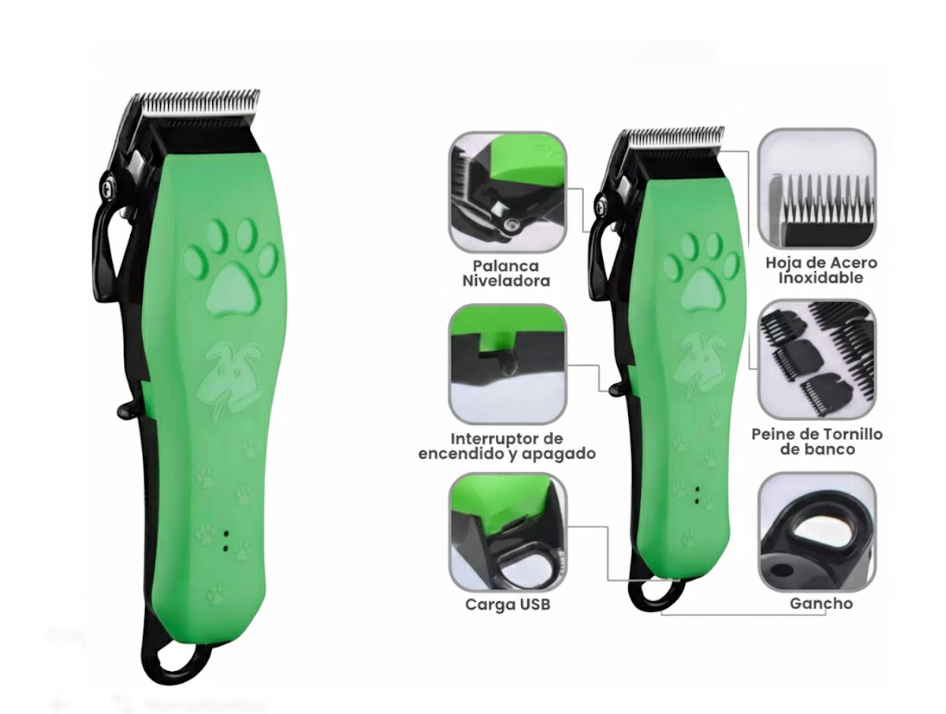 Máquina Peluquera Para Mascotas KM-CW10