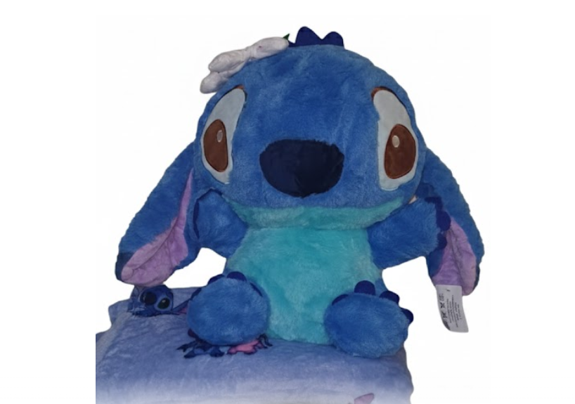 Peluche De Stitch Con Cobija Grande