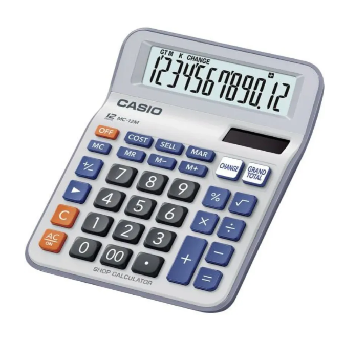 Calculadora De Escritorio TM Ref: Casio MC-12M