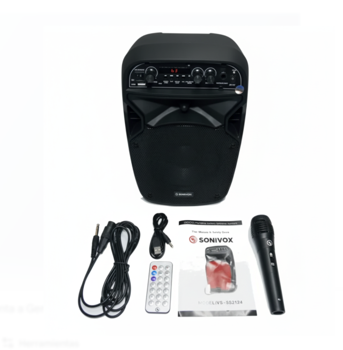 Cabina de Sonido Recargable 6.5 Pulgadas Sonivox Ref:VS-SS1862