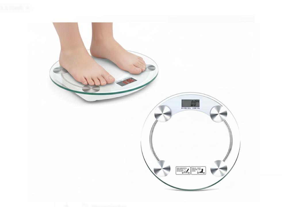 Bascula Digital Pesa Kg Balanza De Baño Pantalla Lcd 2003A