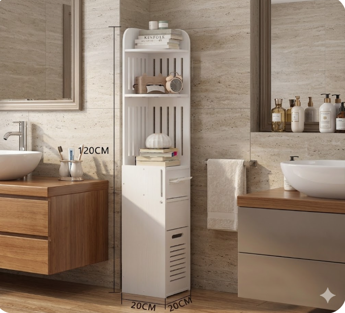 Organizador De Baño PRLA-980 - 1- 20*20*120cm