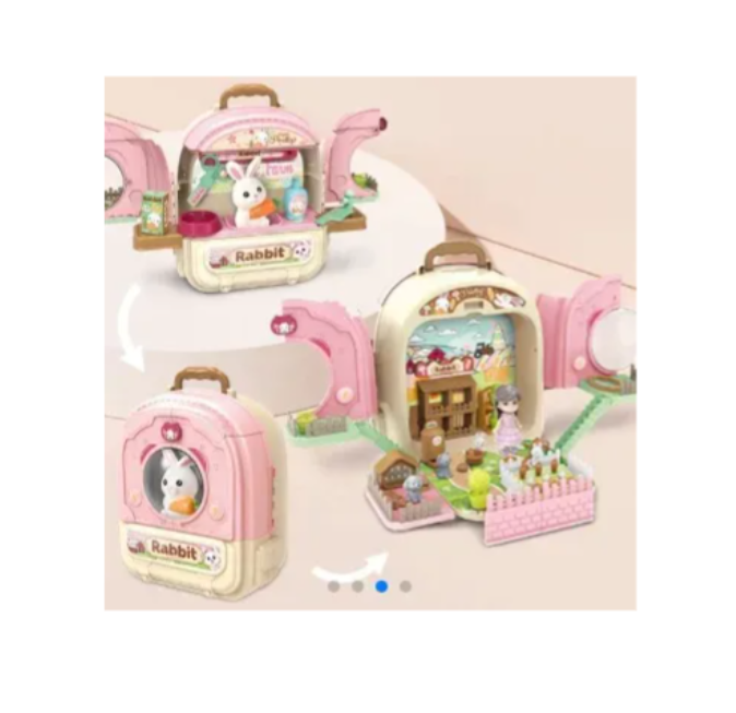 Granja Maleta Set De Animales Juguete Didáctico Juego Infantil