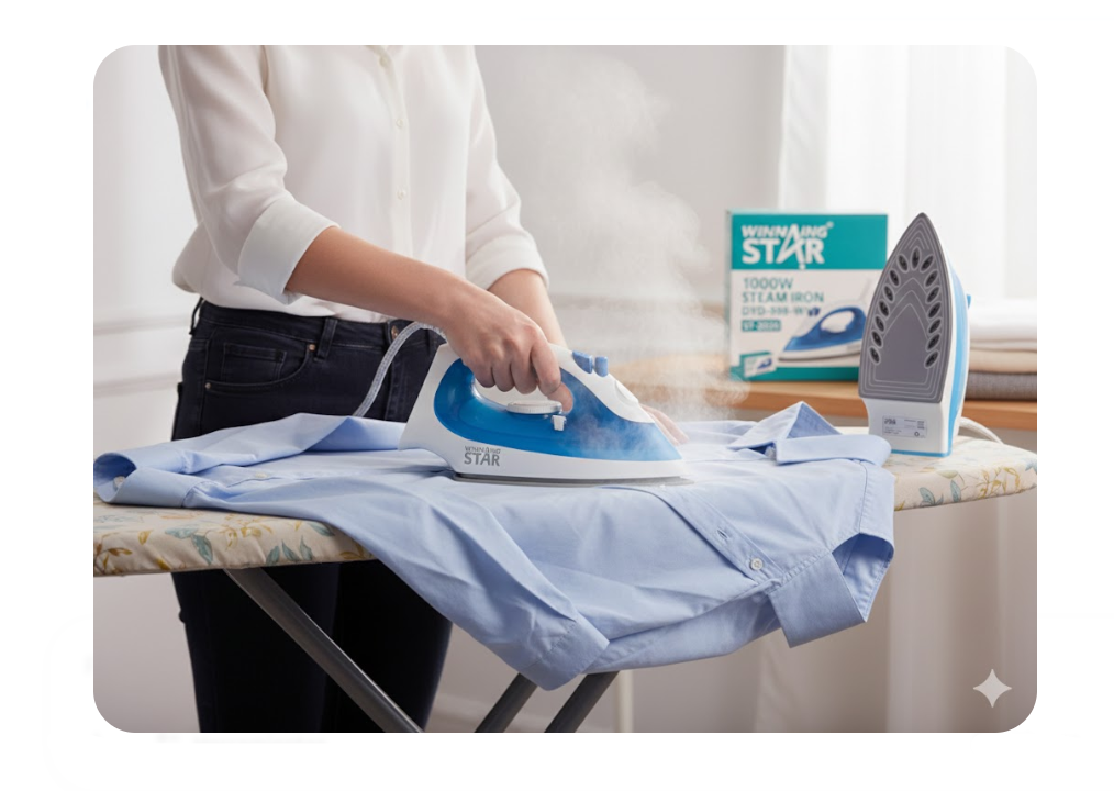 Plancha Para Ropa Con Potencia de 1000w ST-2026