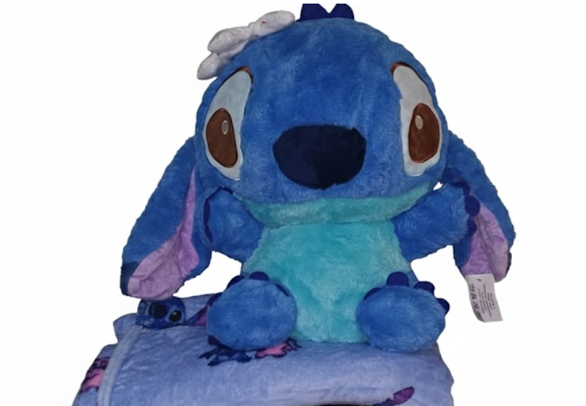 Peluche De Stitch Con Cobija Grande