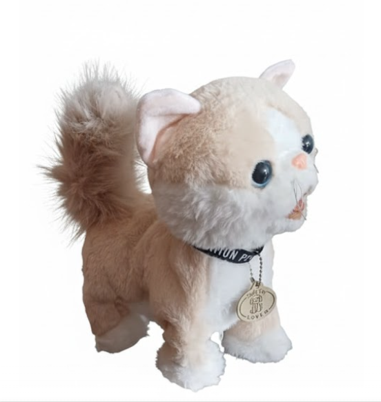 Gato Peluche Interactivo Camina Canta Maulla Control Remoto