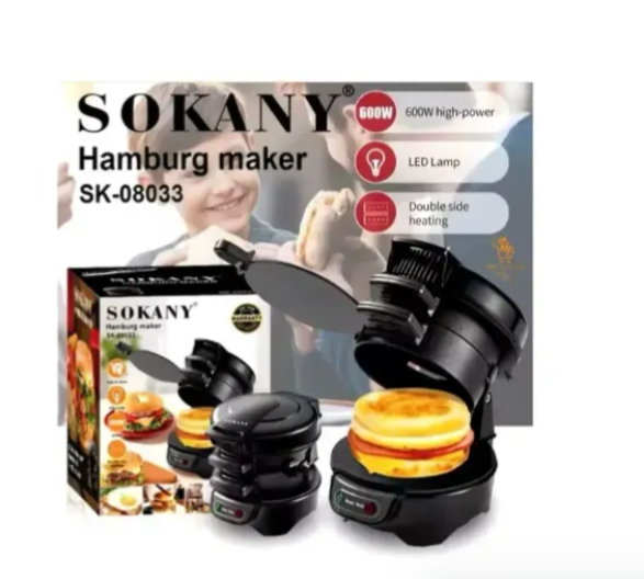 Maquina Para Hacer Hamburguesas Sokany Ref:08033