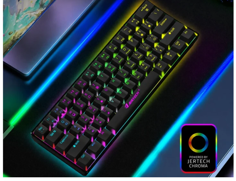 Teclado Mecánico Gamer Retroiluminado Alámbrico Tipo C Jertech JK540