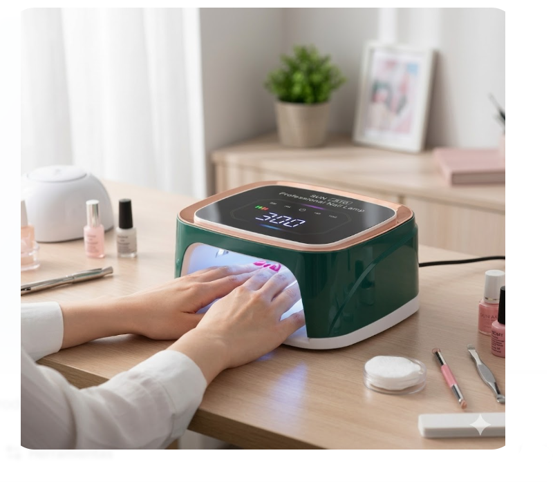 Lámpara Secadora Prof. Para Uñas Uv/led Sun S10 Alámbrica Color Verde