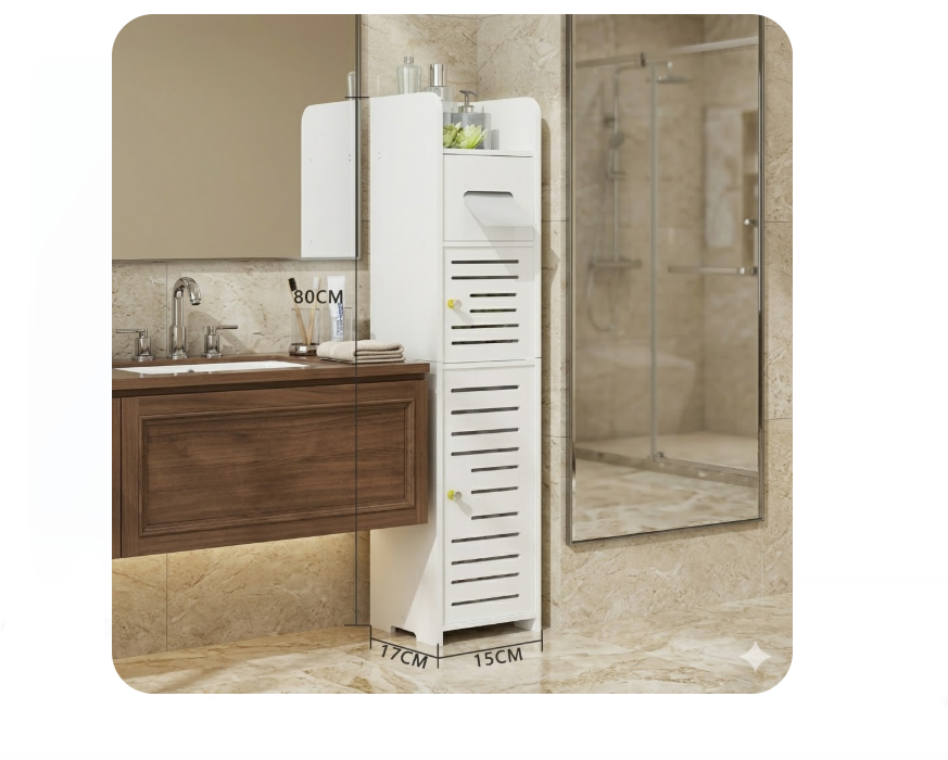 Organizador De Baño PRLA-750 - 1- 15*17*80cm