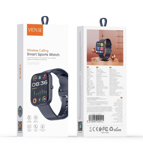 Reloj Inteligente Vidvie Con Pantalla Táctil SW1618
