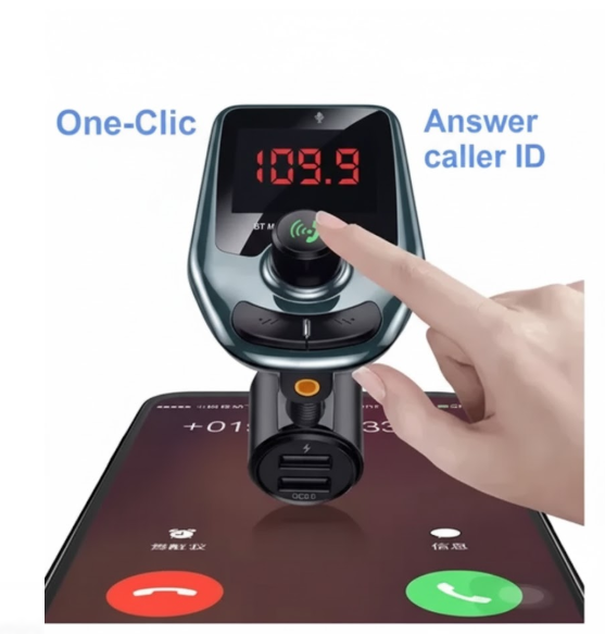 Transmisor De Carro Bluetooth Modulador Mp3 Usb Cargador A30