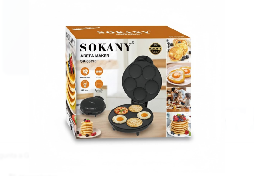 Máquina Para Pancakes Sokany 08095