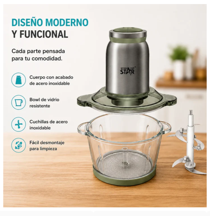 Procesador De Alimentos Winning Star 3L ST-2371