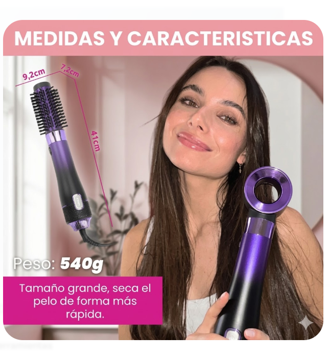 Cepillo Secador Profesional 4en1 VGR V-484