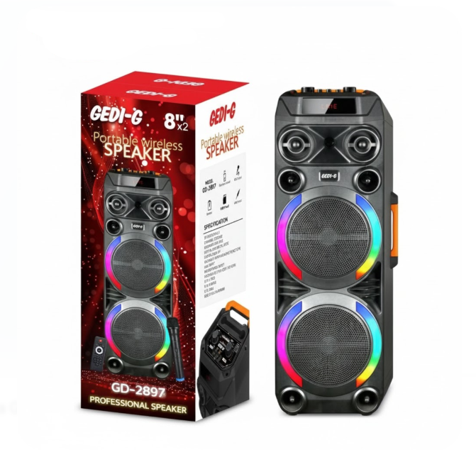 Parlante GD-2897 Con Micrófono 🎤