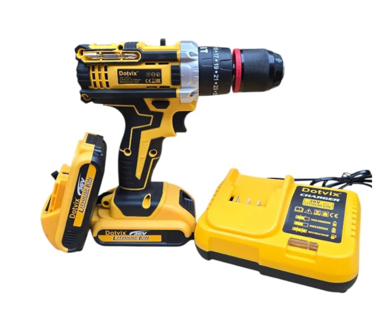 Kit Taladro Eléctrico Dotvix Doble Batería DOT-36V