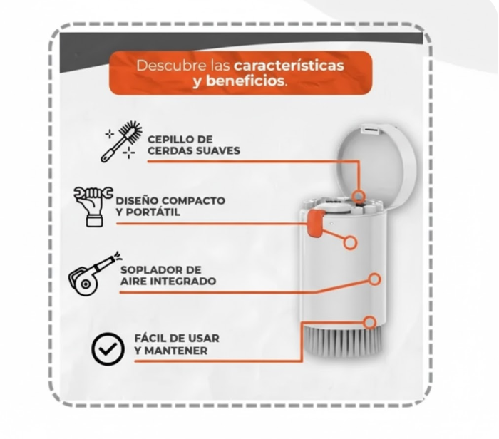 Kit Cepillo Limpieza 20 en 1 Multifuncional Q20