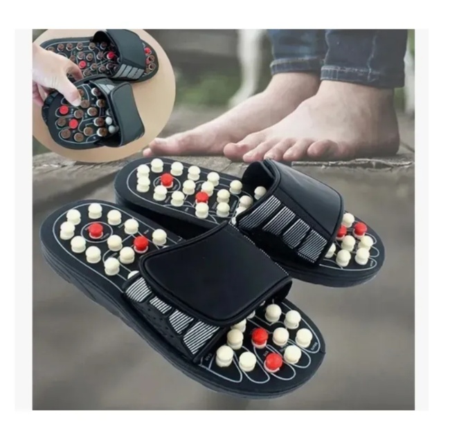 Sandalias Masajeadoras Reflexología Cuidado Planta Pie Unisex Ref:PRLA-248