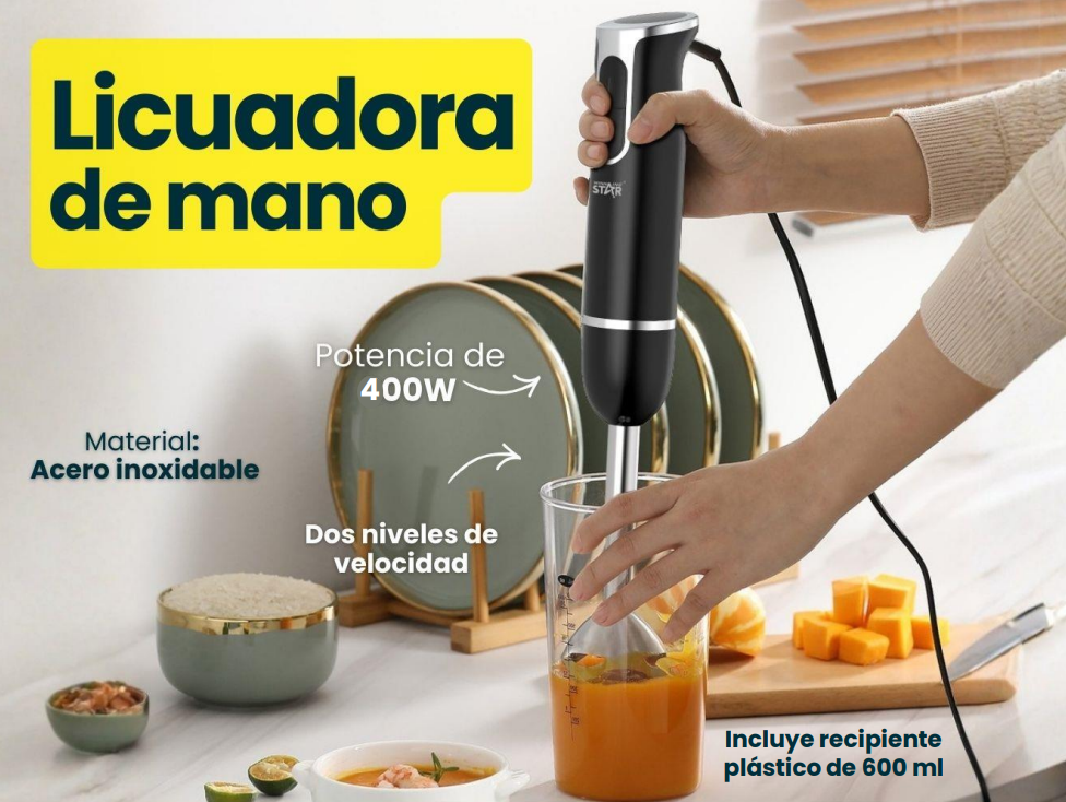 Batidora De 2 Velocidades Para Alimentos ST-2282